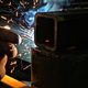 A dude welding